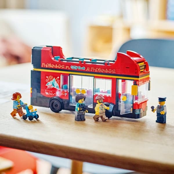 Lego 60407 City Great Vehicles röd dubbeldäckare