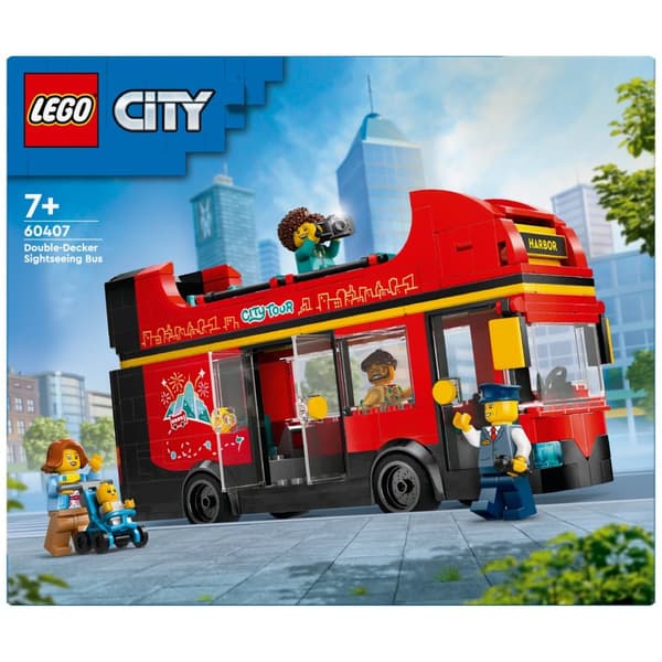 Lego 60407 City Great Vehicles röd dubbeldäckare