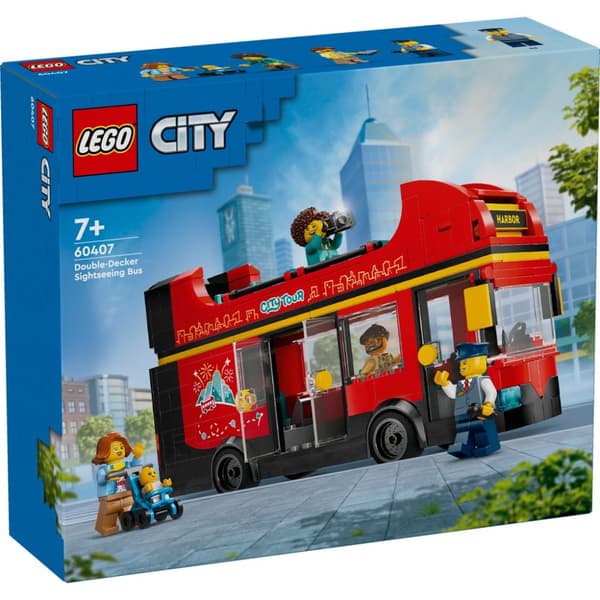 Lego 60407 City Great Vehicles röd dubbeldäckare