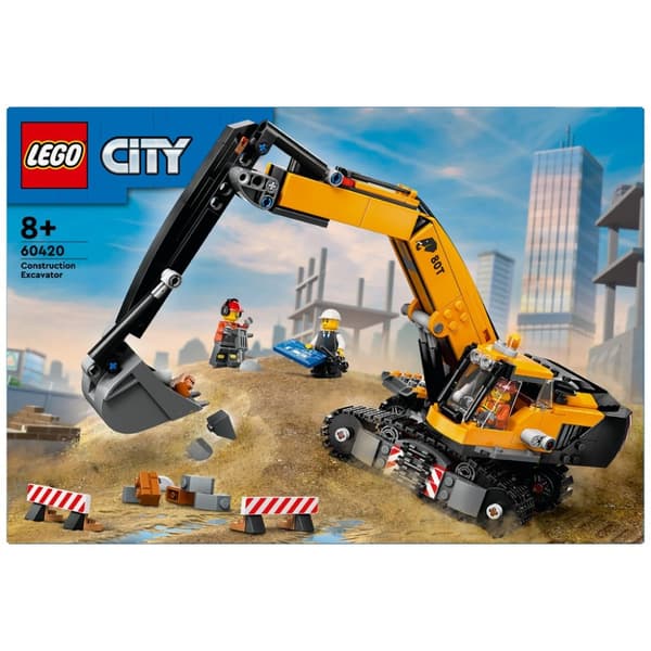 Lego 60420 City Great Vehicles Gul gravemaskine