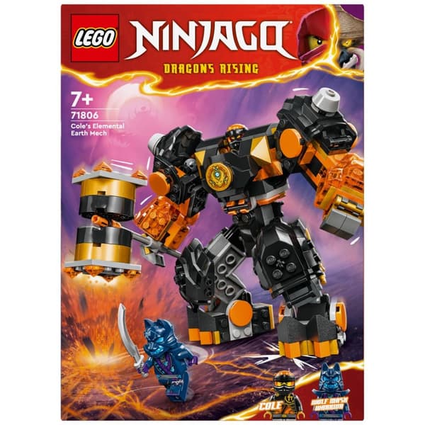 Lego Ninjago 71806 Coles Elemental Earth Mek