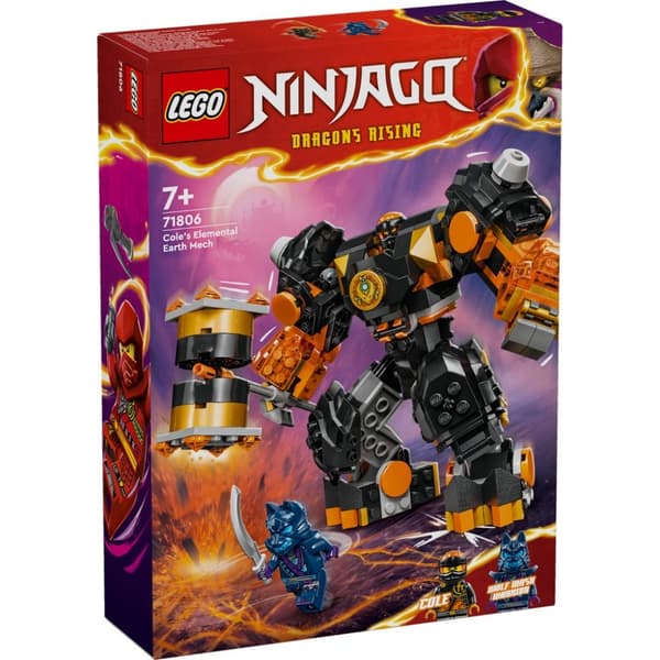 Lego Ninjago 71806 Coles Elemental Earth Mek