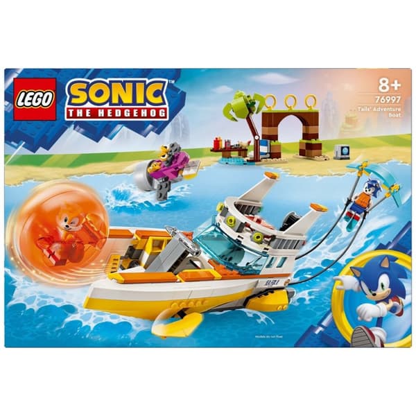 Lego Sonic 76997 Tails Adventure Boat