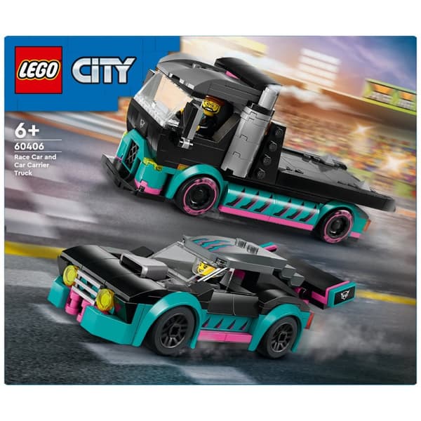 Lego City 60406 racerbil och transportbil