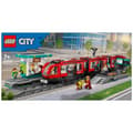 Miniatyrbild 3 av 4: Lego City 60423 Tåg City Spårvagn och Station