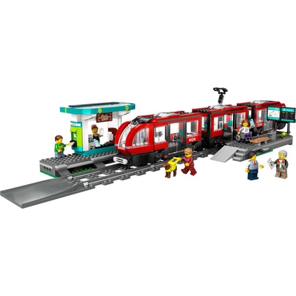 Lego City 60423 Tåg City Spårvagn och Station