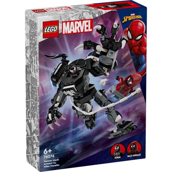 Lego Super Heroes 76276 Marvel Venom Mech Armor vs Miles Morales