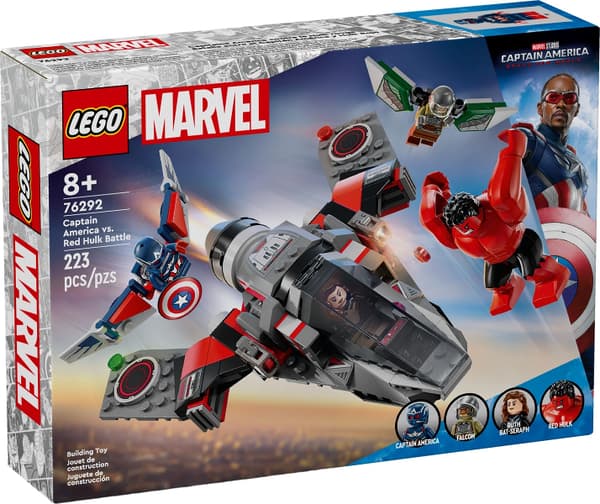 LEGO 76292 Captain America i kamp mot Red Hulk