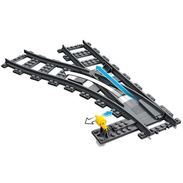 Lego Skift Spor Konstruktion Legesæt City Grå