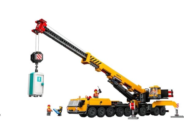 LEGO City 60409 keltainen liikkuva nosturi