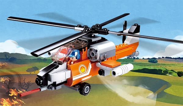 BLOCKI SLUBAN LUFTHAVN Helikopter 129 - B0667D