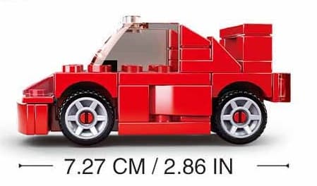 BLOCKI SLUBAN TOWN Liten bil 45 - B0885
