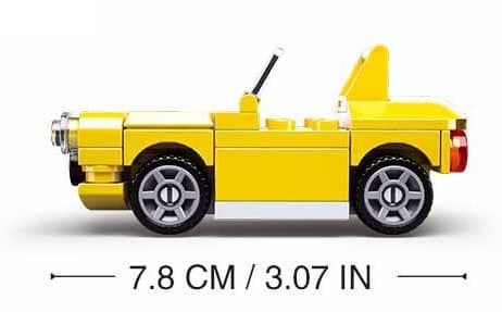 BLOCKI SLUBAN TOWN Liten bil 45 - B0885