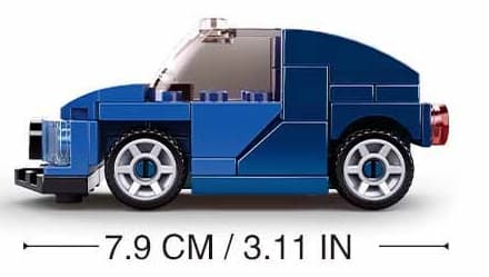BLOCKI SLUBAN TOWN Liten bil 45 - B0885