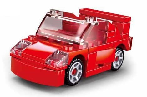 BLOCKI SLUBAN TOWN Liten bil 45 - B0885