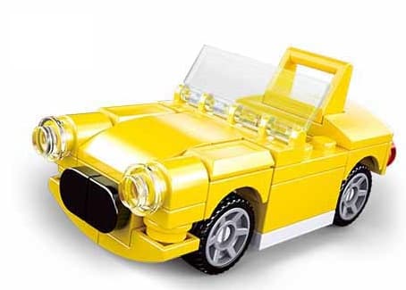 BLOCKI SLUBAN TOWN Liten bil 45 - B0885