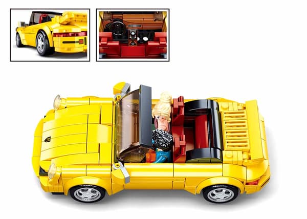 BLOCKI SLUBAN MB Sportbil Cabriolet 290 - B1097