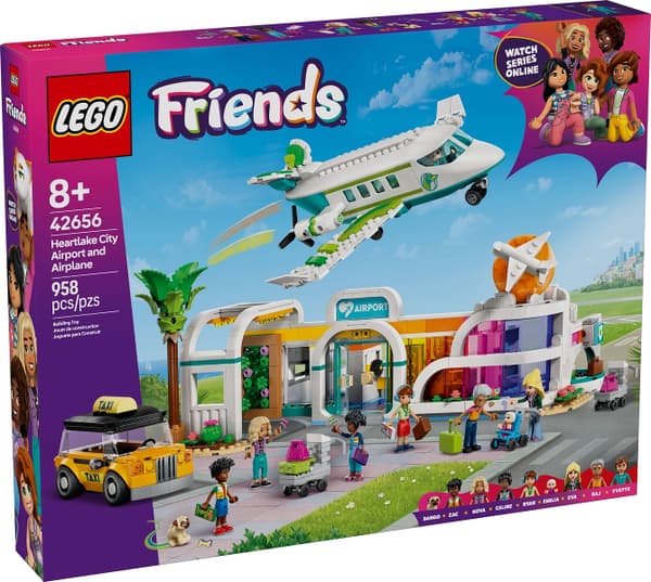 LEGO 42656 Heartlake City lufthavn og flyvemaskine