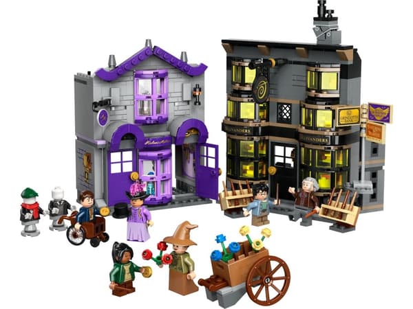 LEGO HARRY POTTER 76439 Ollivanders & Madam Malkins klädnader