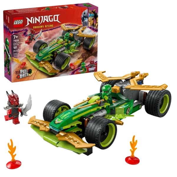 LEGO NINJAGO 71828 Lloyd's Pull Back -kilpa-auto