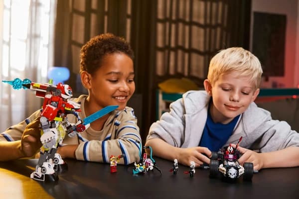 LEGO DREAMZZZ 71497 Cooper's Tiger Mech og Zero's Hot Rod Car