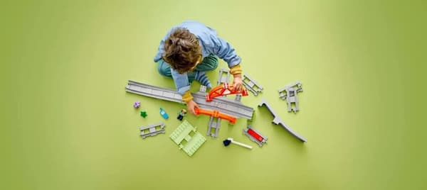 LEGO DUPLO TOWN 10426 Bro og jernbaneskinner - udvidelsessæt