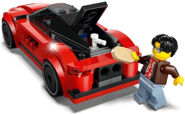 LEGO CITY 60448 Rød sportsvogn