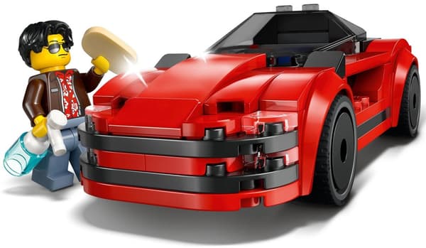 LEGO CITY 60448 Rød sportsvogn