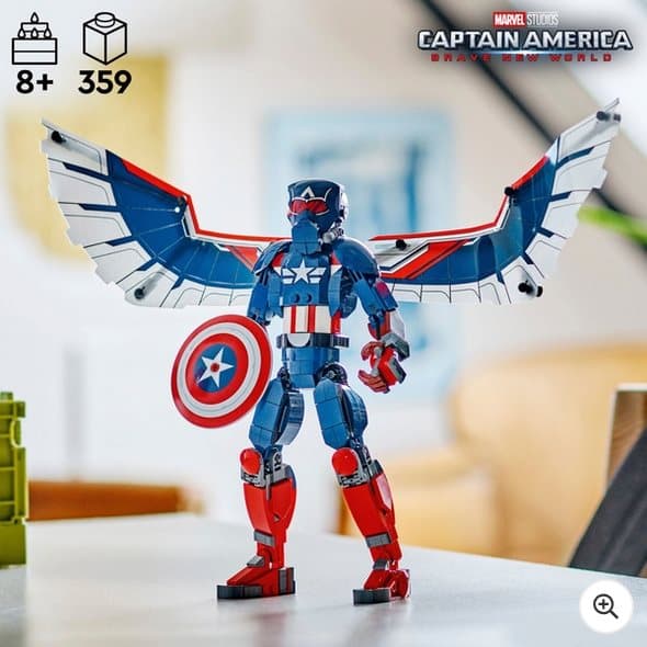 LEGO Marvel 76296 New Captain America Construction Figure Set