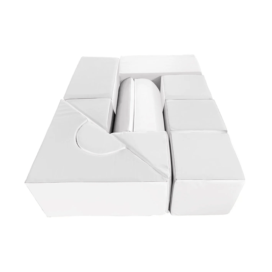 Skumblock - Soft Play Set - 11 Stycken - Vit