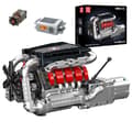 Miniatyrbillede 1 af 2: Mould King V8 Motor Byggeklods Sæt, 1169 PCS, Miljøvenlige Materialer,Original kassepakning
