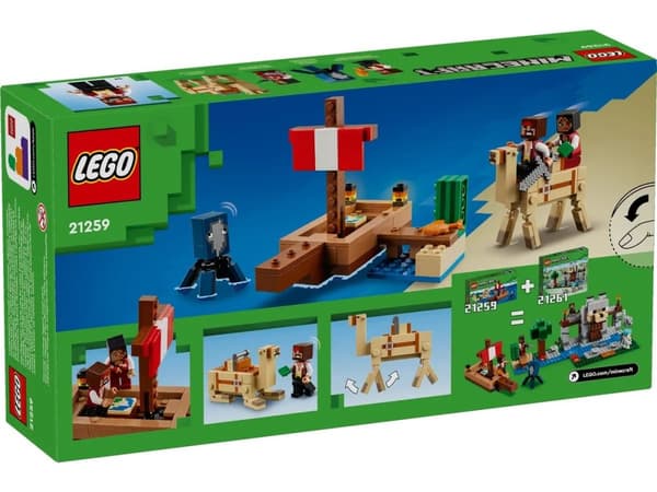 LEGO MINECRAFT 21259 Merirosvolaivamatka