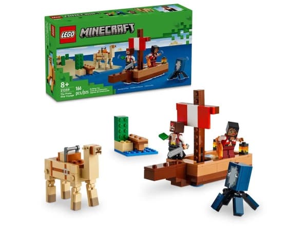 LEGO MINECRAFT 21259 Merirosvolaivamatka