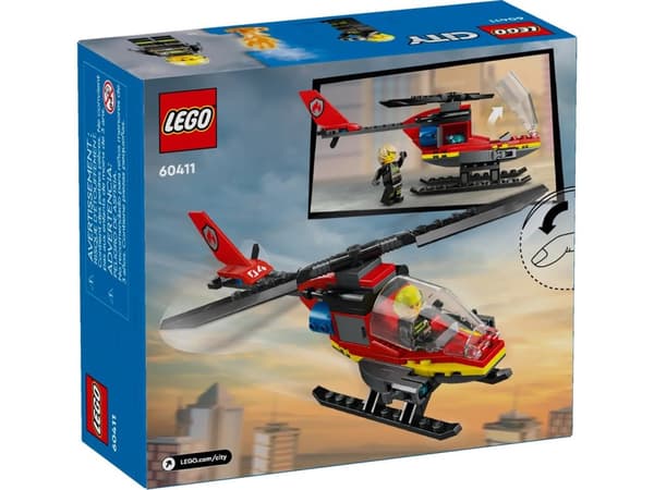 LEGO CITY 60411 BRANDREDNINGSHELIKOPTER