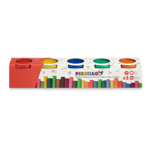 Modellera Spel Pincello 503 Gul Blå Röd Grön Orange (12 antal)