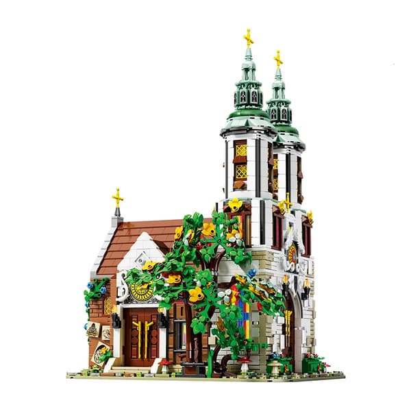 St. Andrews -kirkon rakennussarja, 3306 osaa, yhteensopiva muiden rakennussarjojen kanssa,ohjeen kanssa