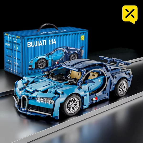 Siisti Superauton Rakennussarja, 1144 KPL, Nautinnollinen Kokoamiskokemus,89115 1144KPL