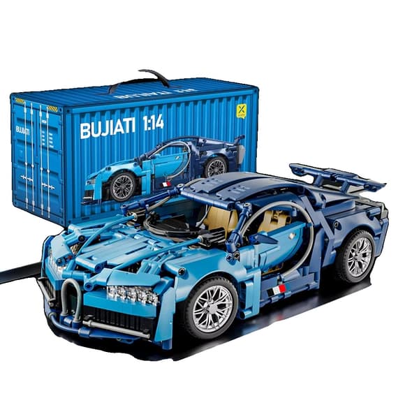Siisti Superauton Rakennussarja, 1144 KPL, Nautinnollinen Kokoamiskokemus,89115 1144KPL