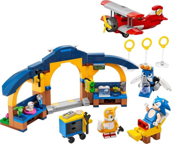 LEGO Sonic the Hedgehog 76991 Tails' Værksted & Tornadofly