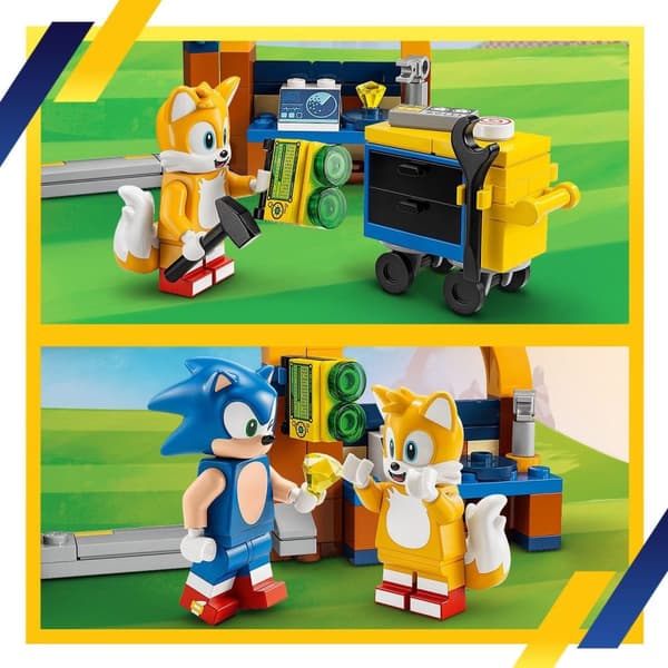 LEGO Sonic the Hedgehog 76991 Tails' Værksted & Tornadofly