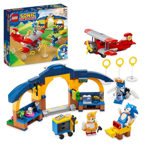 LEGO Sonic the Hedgehog 76991 Tails' Værksted & Tornadofly