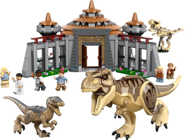 LEGO Jurassic World 76961 DINOSAUR Center T-Rex og Raptor Angreb