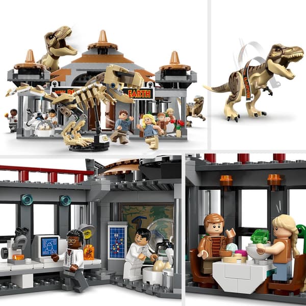 LEGO Jurassic World 76961 DINOSAUR Center T-Rex og Raptor Angreb