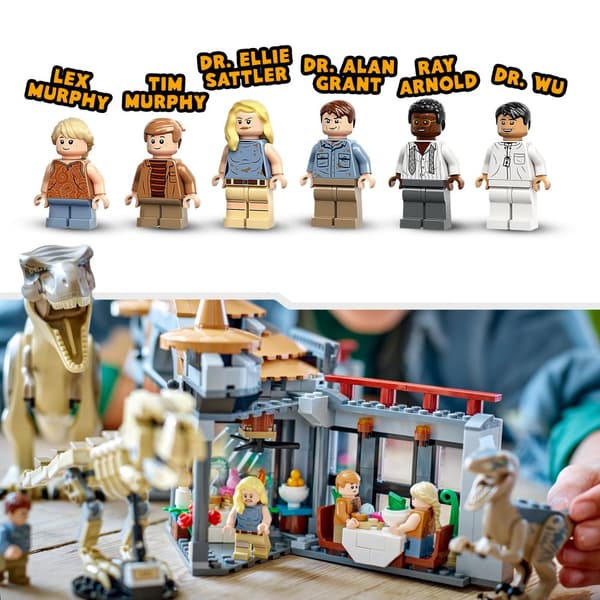 LEGO Jurassic World 76961 DINOSAUR Center T-Rex og Raptor Angreb