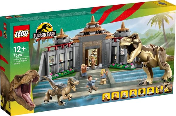 LEGO Jurassic World 76961 DINOSAUR Center T-Rex og Raptor Angreb