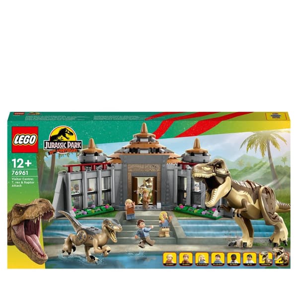 LEGO Jurassic World 76961 DINOSAUR Center T-Rex og Raptor Angreb