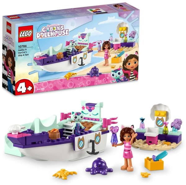 LEGO Gabis Kattehus 10786 Gabi og Havfruernes Skib og Spa