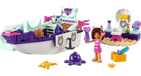 LEGO Gabis Kattehus 10786 Gabi og Havfruernes Skib og Spa