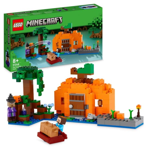 LEGO Minecraft 21248 Pumpafarm Pumpafarm Steve Häxhus