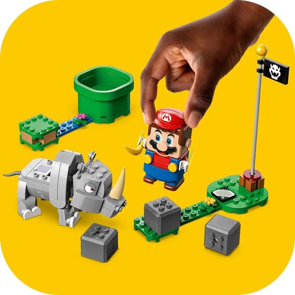 LEGO Super Mario 71420 Rambi Næsehorn Klodser
